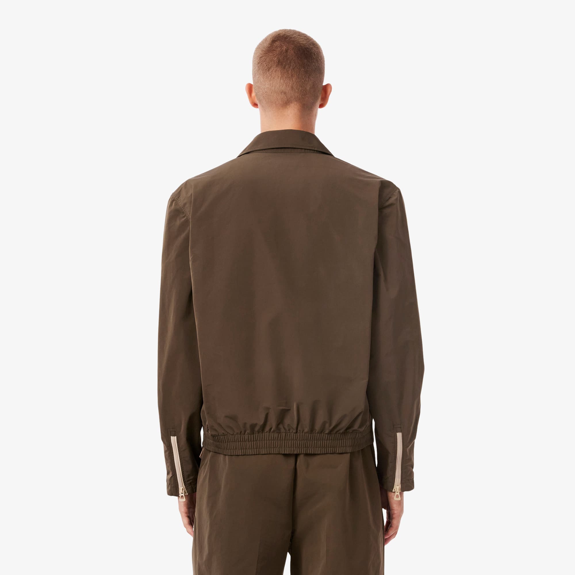 Thumbnail - Lacoste Wasserabweisendes Overshirt Archive Edition - Braun Size 46