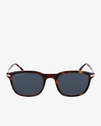 Dreifarbige, rechteckige Acetat-Sonnenbrille