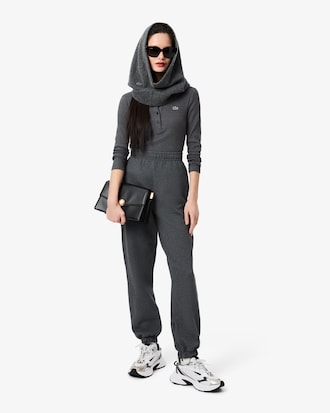 Slim Fit-Polohemd L.12.D aus gerippter Baumwolle