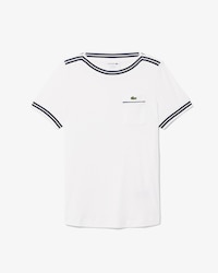 Franz&ouml;sisches T-Shirt mit U-Boot-Ausschnitt