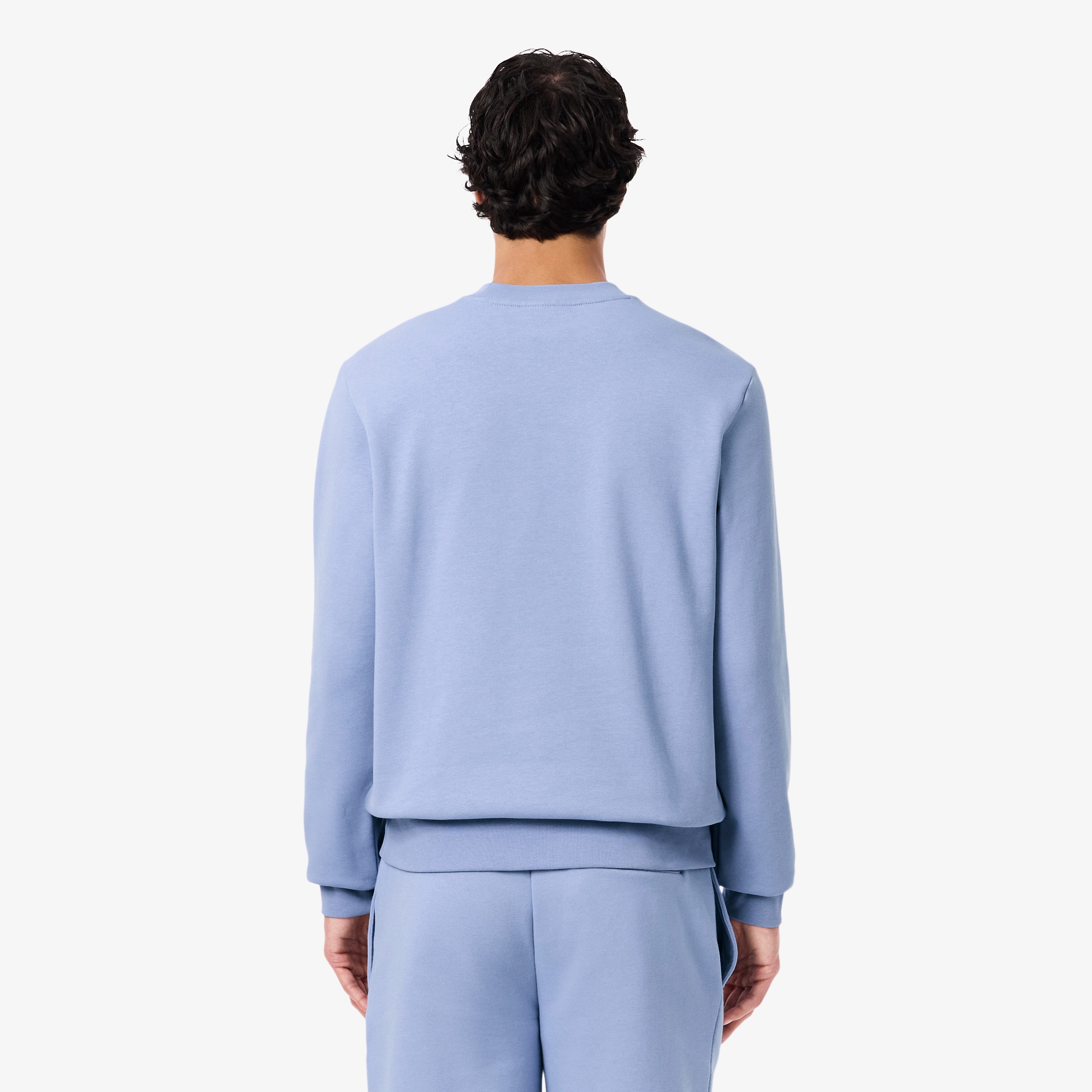Thumbnail - Lacoste Sweatshirt aus Fleece mit Rundhalsausschnitt - Lila Size 11 - 6XL
