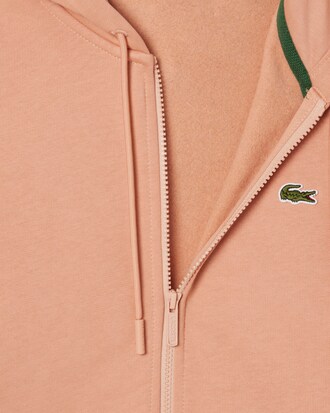 Hoodie aus Fleece mit Reißverschluss