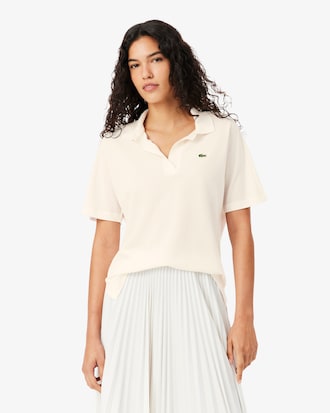 Flie&szlig;endes Relaxed Fit-Polohemd aus Piqu&eacute;