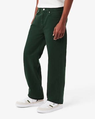 Five-Pocket-Jeans aus Denim, Straight Cut
