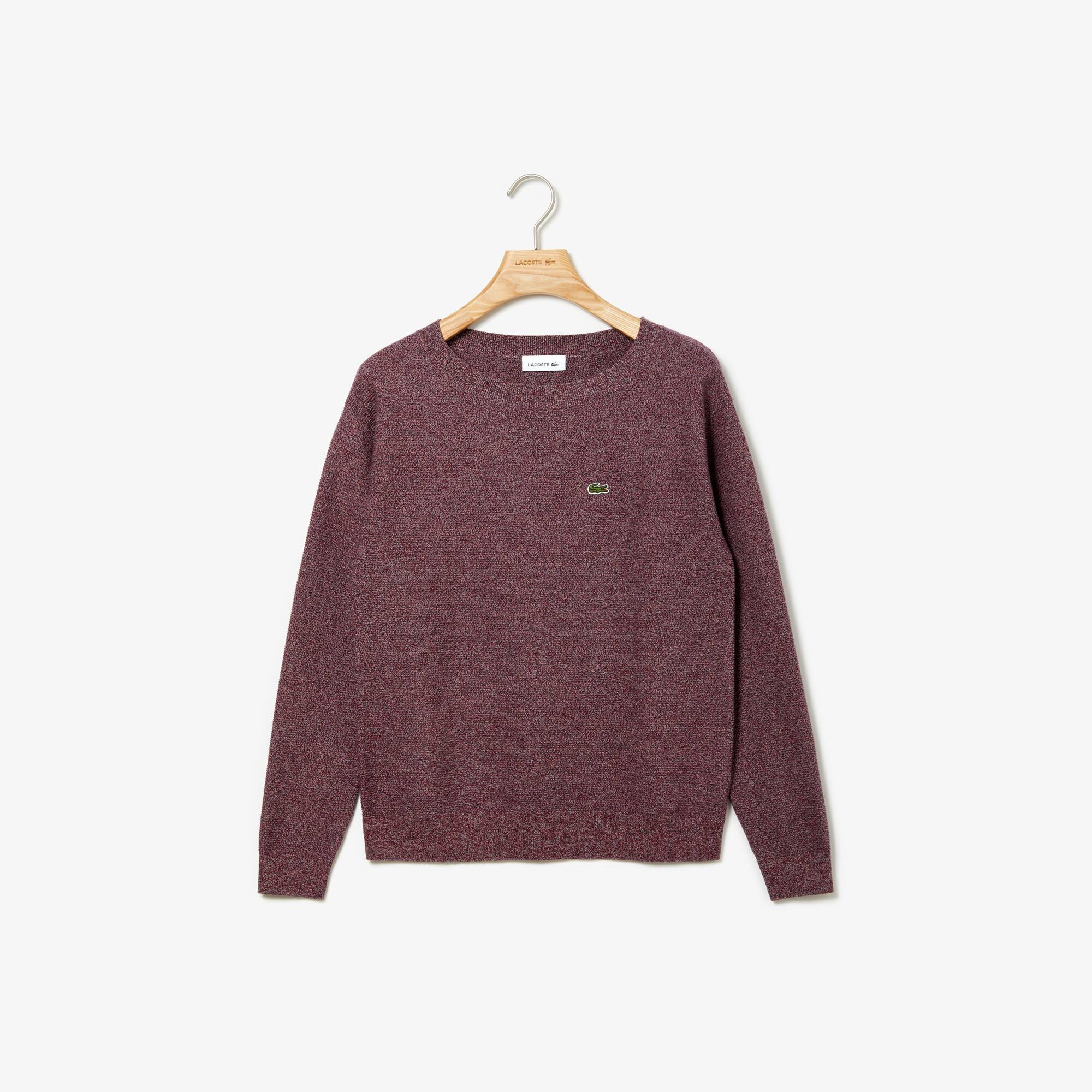 LACOSTE Damen Sweatshirt strukturierter Baumwolle