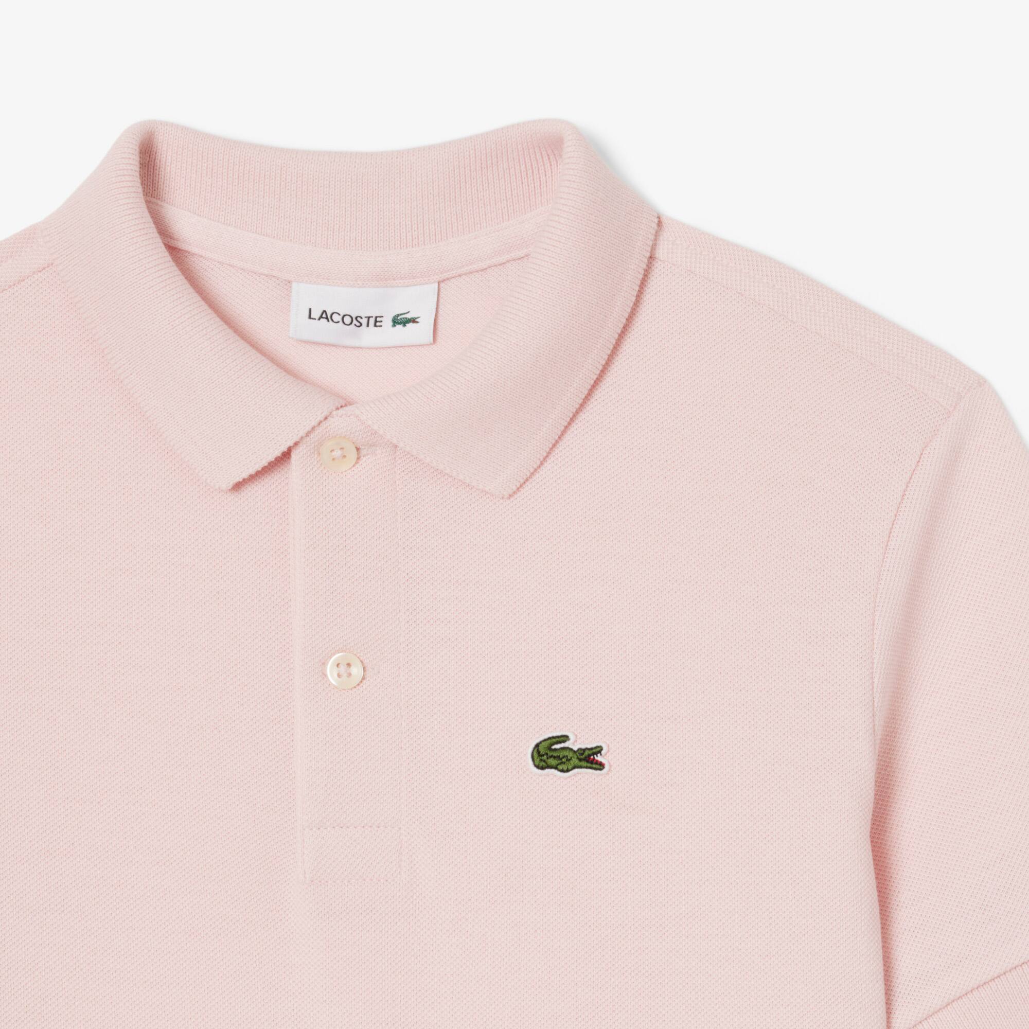Thumbnail - Lacoste Polohemd aus Petit Piqué - Hellrosa Size 8 - 8A