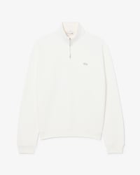 Sweatshirt aus schwerem Fleece mit Rei&szlig;verschluss und hohem Kragen