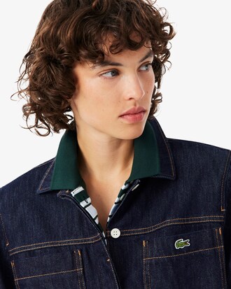Denim-Kleid mit kurzen &Auml;rmeln