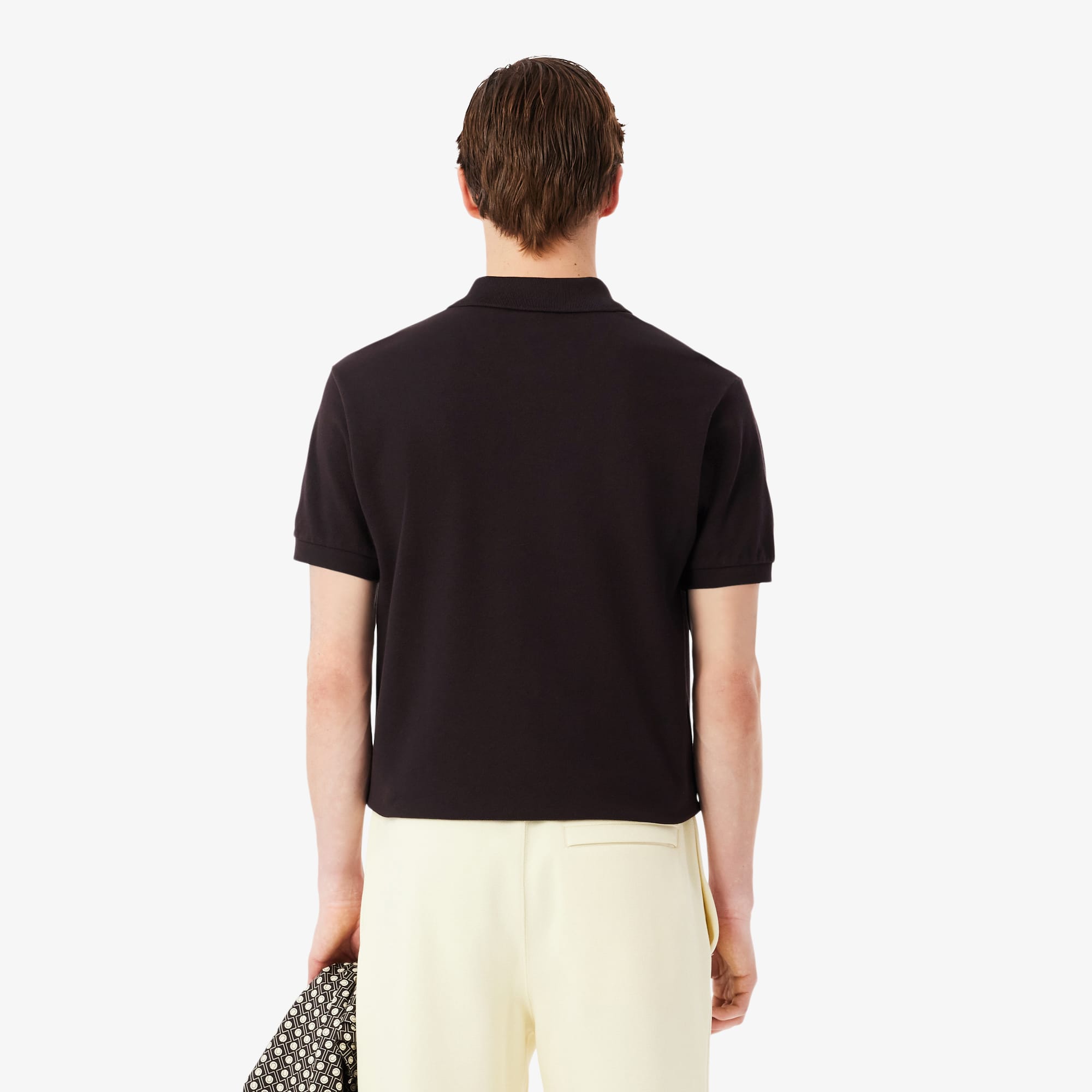 Thumbnail - Lacoste Loose Fit-Polohemd aus schwerem Piqué - Braun Size S