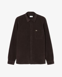 Regular Fit-Hemd aus Velours