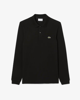 Slim Fit-Polohemd L.12.12 mit langen &Auml;rmeln