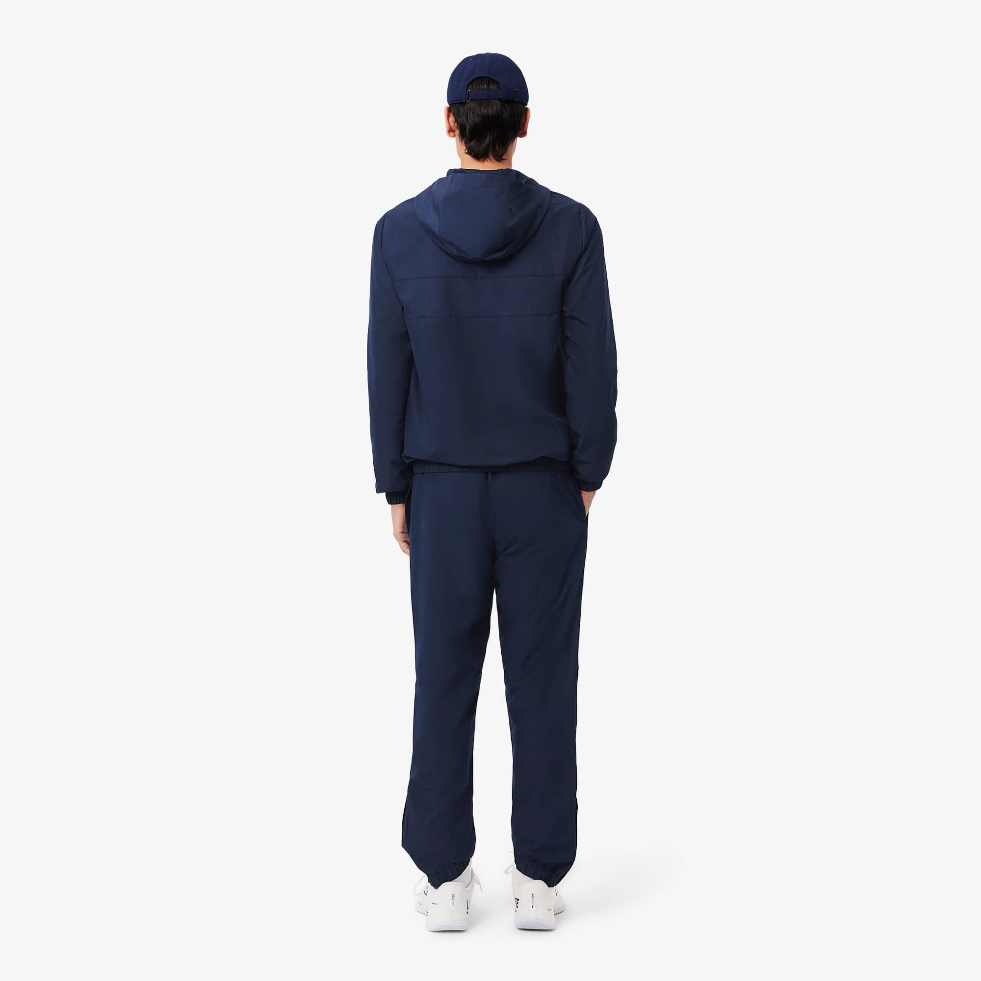 Thumbnail - Lacoste Sport-Trainingsanzug aus Diamant-Taft - Navy Blau Size 6 - XL