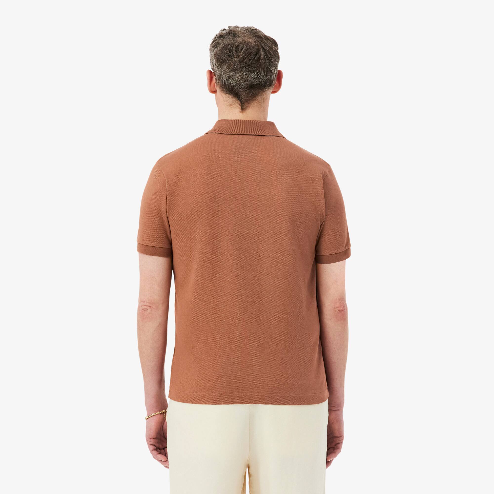 Thumbnail - Lacoste Classic Fit-Polohemd L.12.12 Original - Hellbraun Size 11 - 6XL