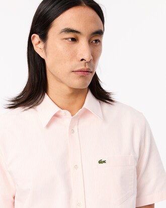 Regular Fit-Hemd mit kurzen Ärmeln aus Baumwoll-Oxford