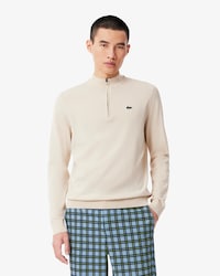 Temperaturregulierender Golf-Pullover mit Viertel-Reißverschluss