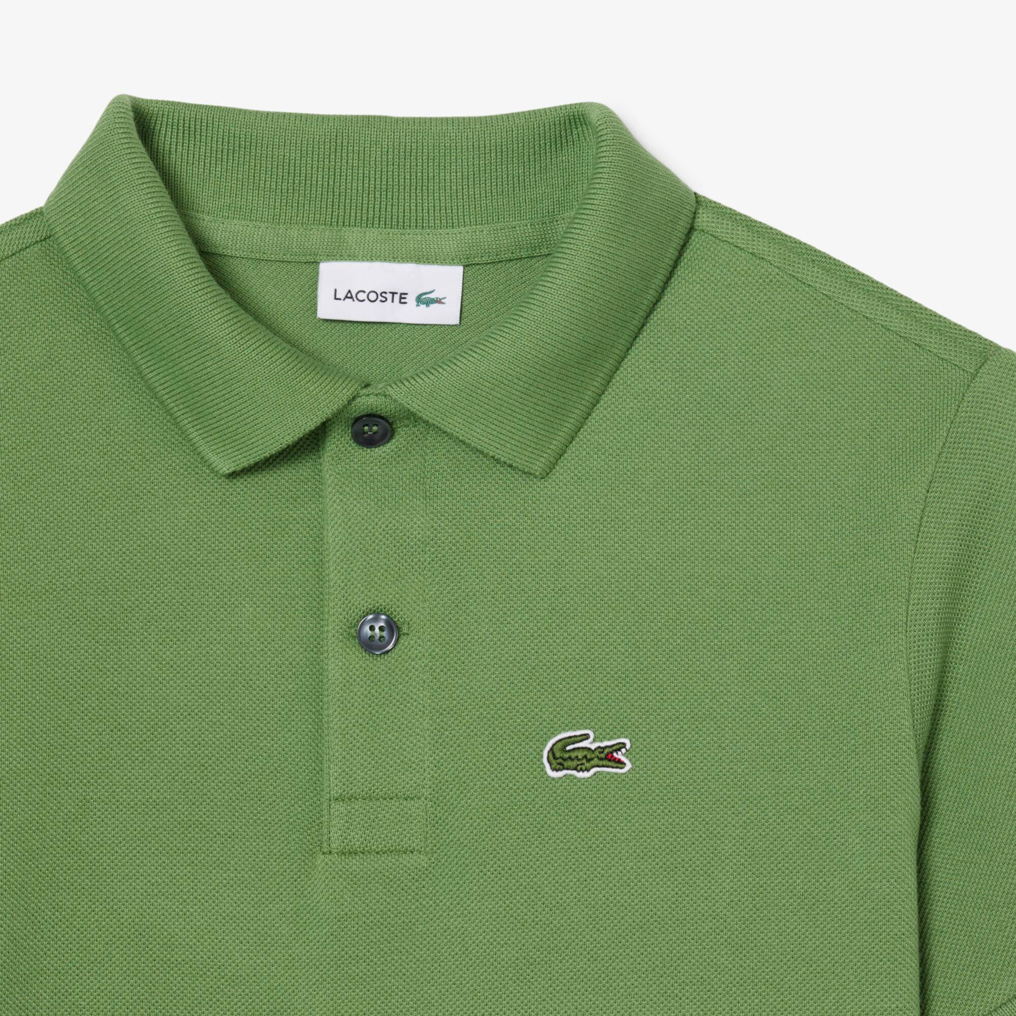 Thumbnail - Lacoste Polohemd aus Petit Piqué - Grün Size 9 - 10A