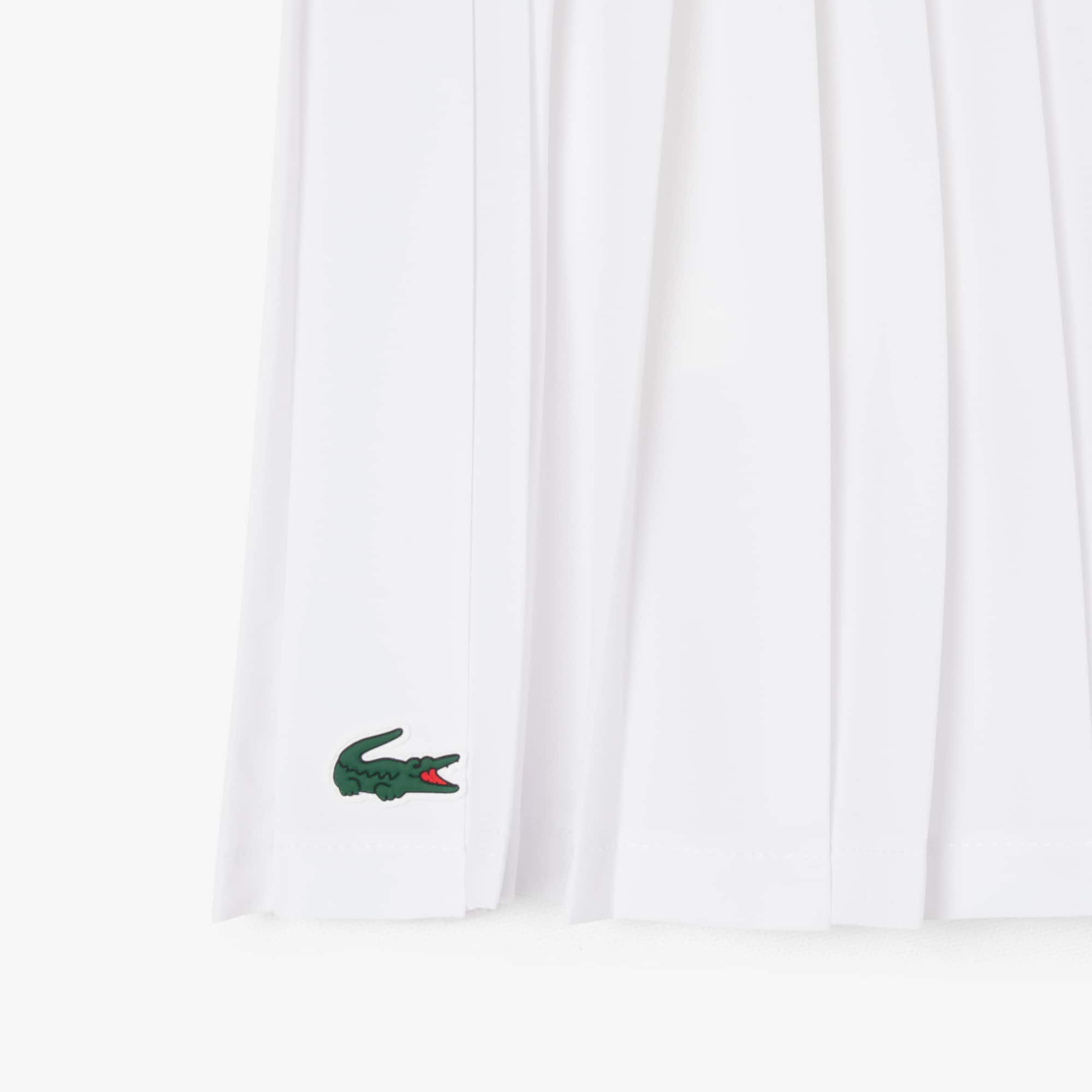 Thumbnail - Lacoste Faltenrock mit Futter - Weiß Size 10 - 12A