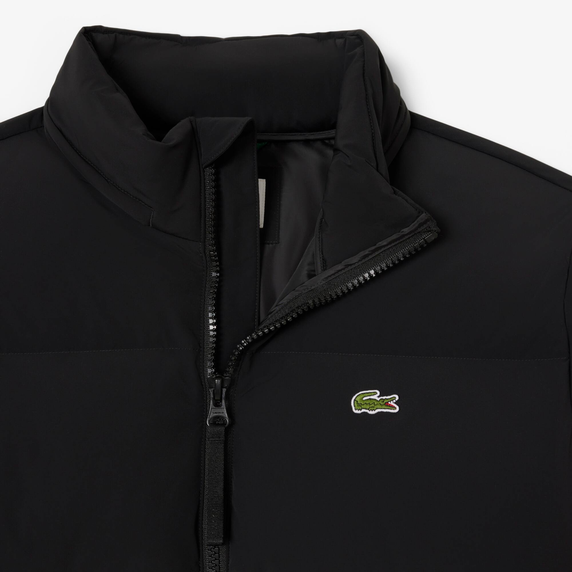 Thumbnail - Lacoste Wasserabweisende Daunenjacke mit Kapuze - Schwarz Size 46 - S