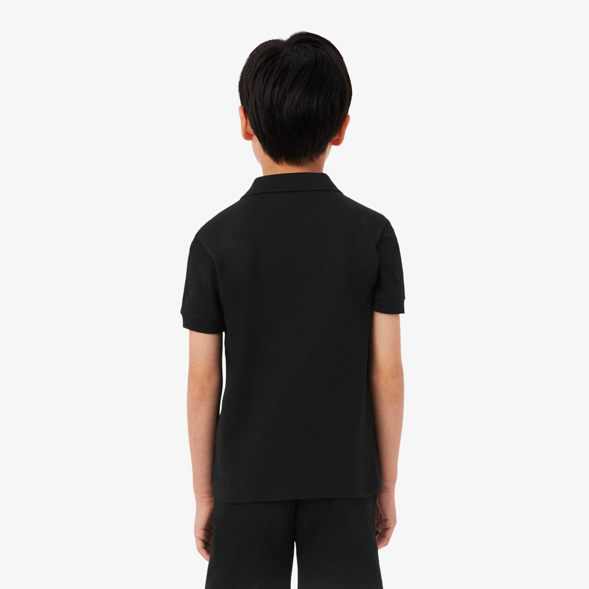 Thumbnail - Lacoste Polohemd aus Petit Piqué - Schwarz Size 11 - 14A