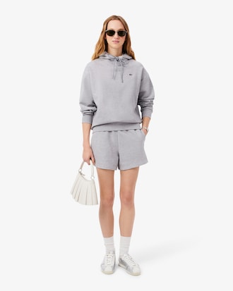 &Uuml;bergro&szlig;er Hoodie aus Fleece