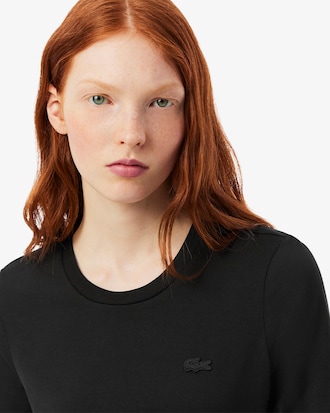 T-Shirt aus weicher Baumwolle mit Dreiviertelärmeln