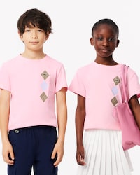 T-Shirt aus Baumwolle mit zeitlosem Print