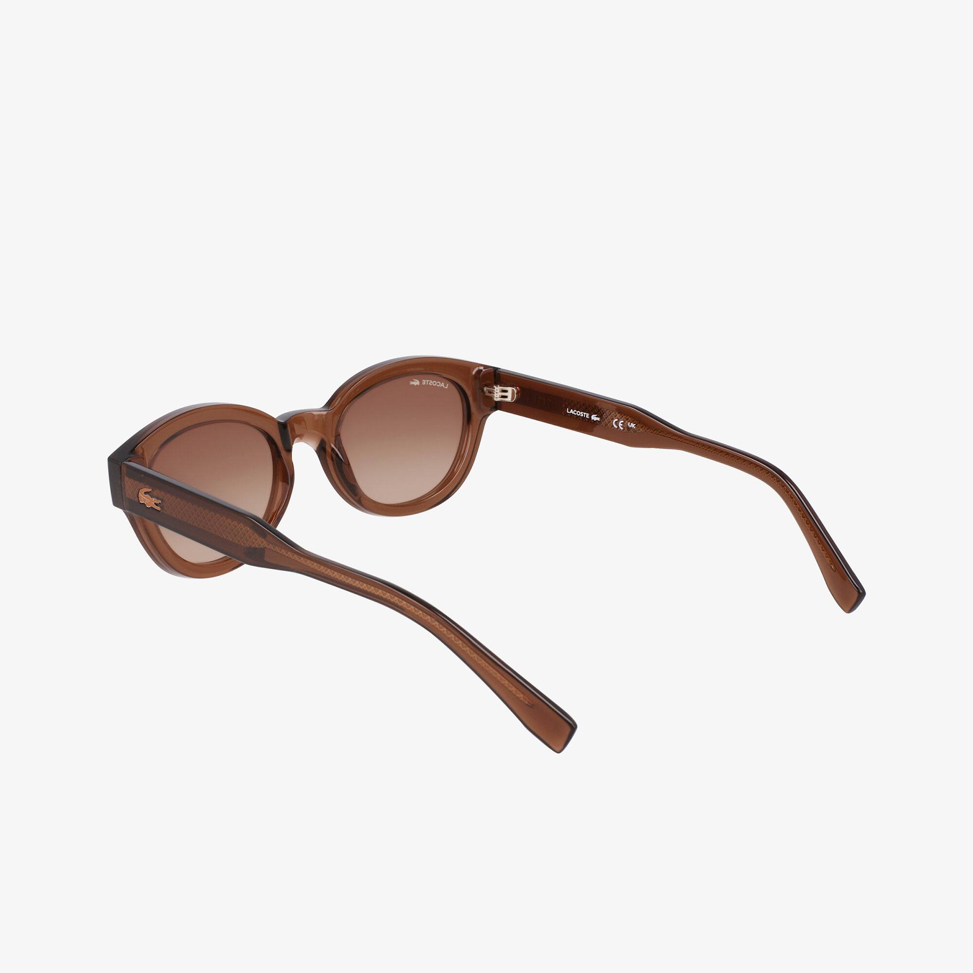 Thumbnail - Lacoste Ovale Sonnenbrille L.12.12 Trim - BROWN Size One Size