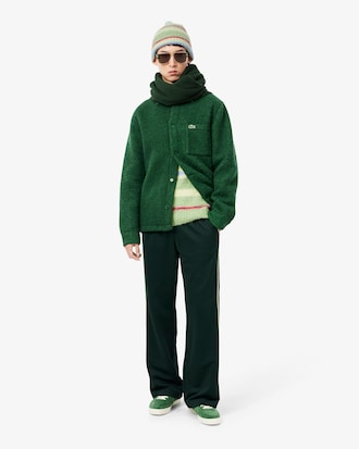 Mütze aus gestreiftem Alpakawollgemisch