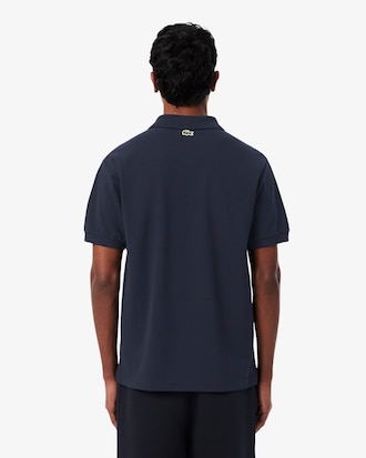 Classic Fit-Polohemd aus Petit Piqu&eacute; mit Print
