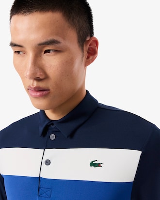 Golf-Polohemd mit Colorblock-Design, Regular Fit