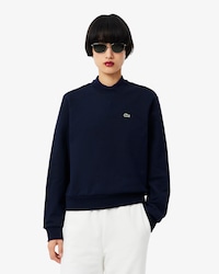 Relaxed Fit-Sweatshirt aus Fleece mit Rundhalsausschnitt