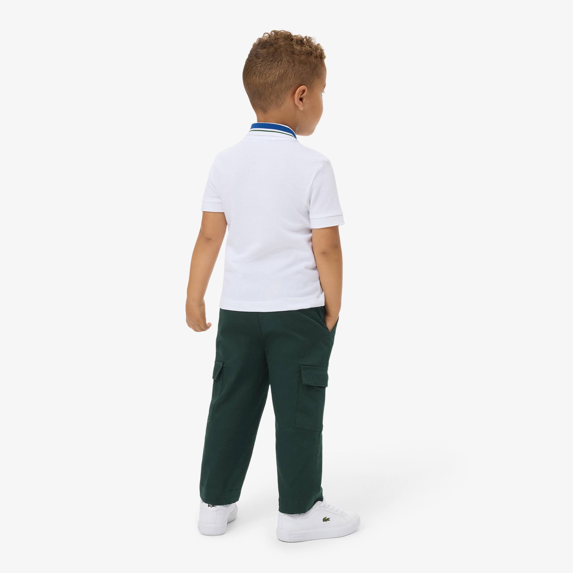 Thumbnail - Lacoste Cargohose aus Baumwoll-Twill - Sinople Grün Size 6 - 6A