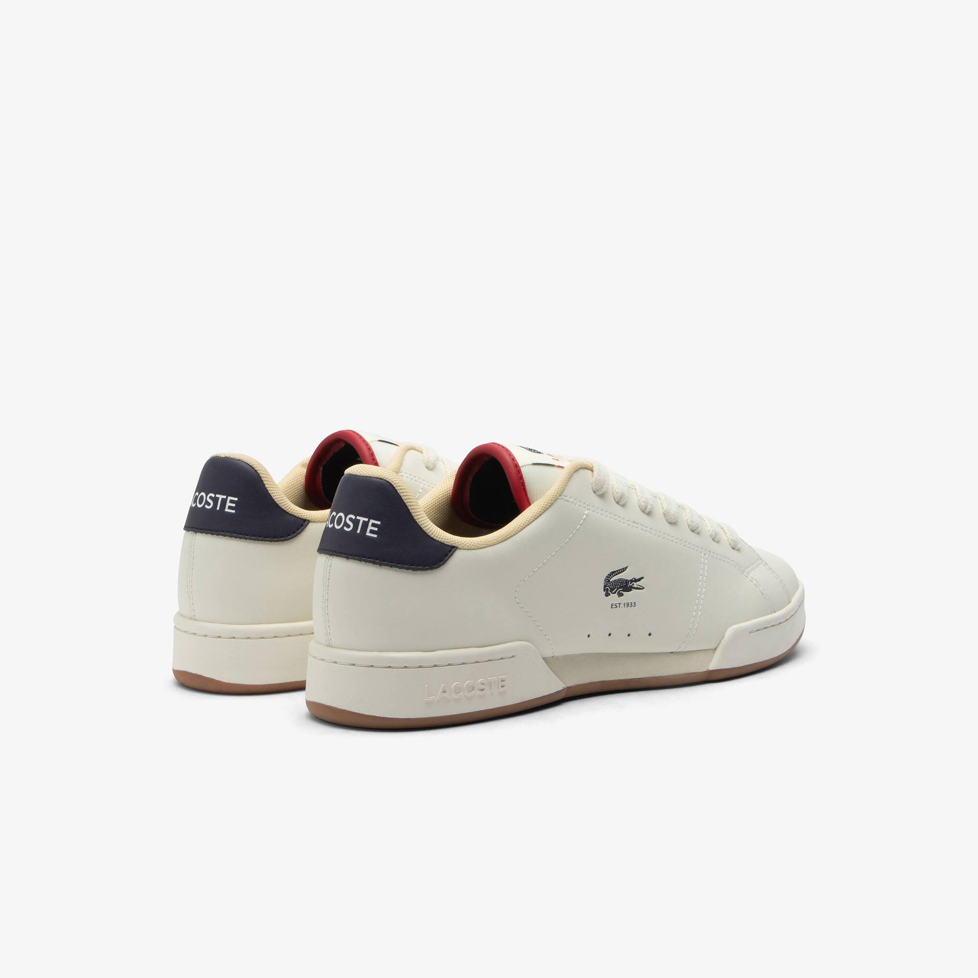 Thumbnail - Lacoste Herren-Sneakers Carnaby Cup aus Leder - OFF WHT/GUM Size 40.5