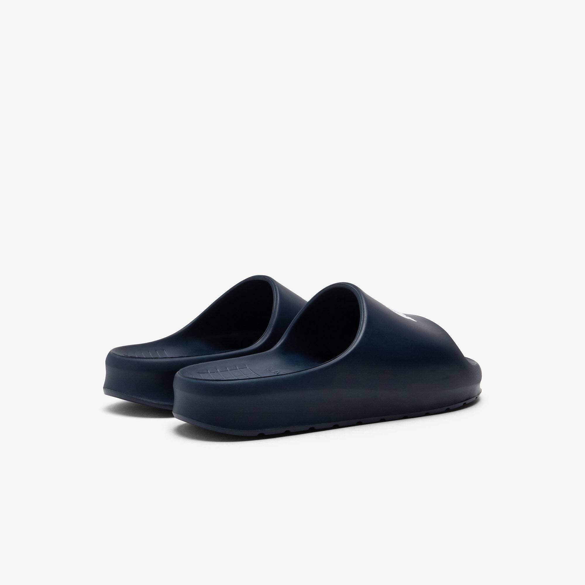 Thumbnail - Lacoste Herren-Schlappen Serve Slide 2.0 - Marineblau Weiß Size 42