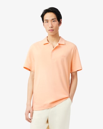 Strukturiertes Classic Fit-Polohemd