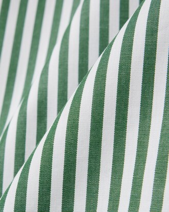 &Uuml;bergro&szlig;es, gestreiftes Pyjama-Set aus Popeline