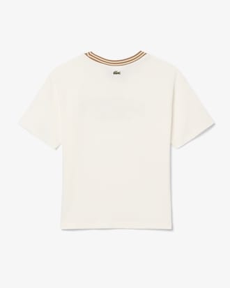 T-Shirt aus Baumwolle mit Lacoste-Branding