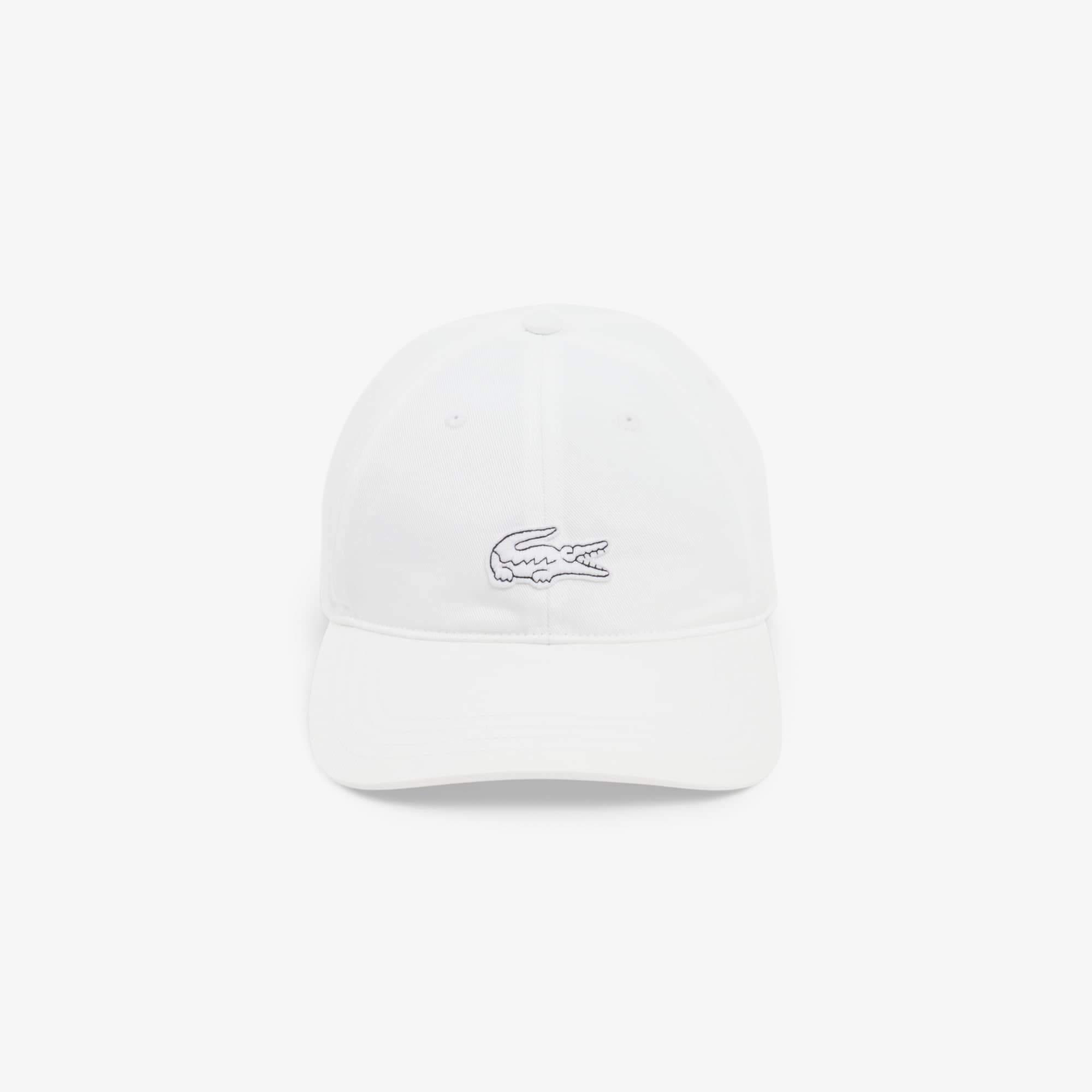 Thumbnail - Lacoste Cap aus Baumwoll-Twill mit Badge - Weiß Size One Size