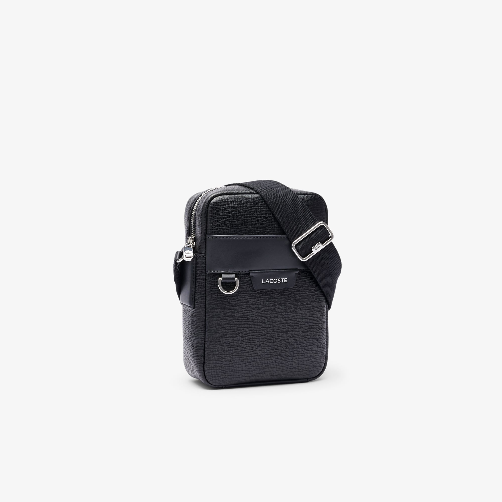 Thumbnail - Lacoste Umhängetasche Ossian aus Leder - BLACK Size One Size