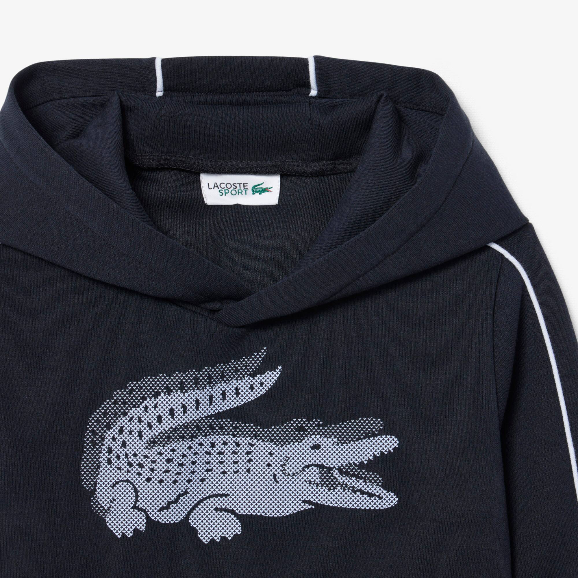 Thumbnail - Lacoste Sport-Hoodie aus Neopren - Schwarz Size 2 - 2A