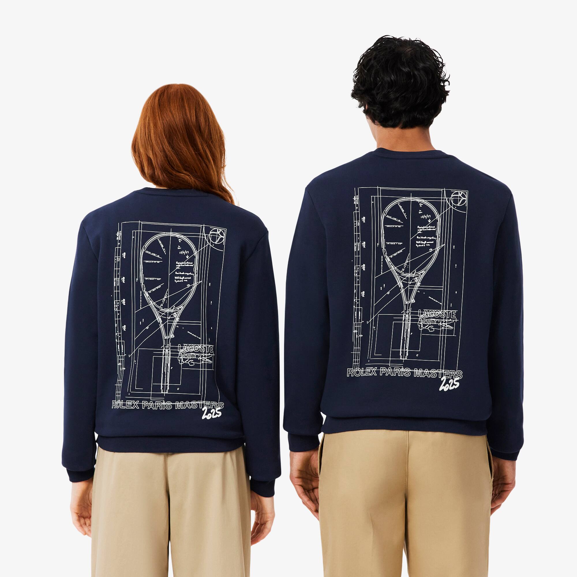 Thumbnail - Lacoste Sweatshirt Rolex Paris Masters Edition - Navy Blau Size XXS