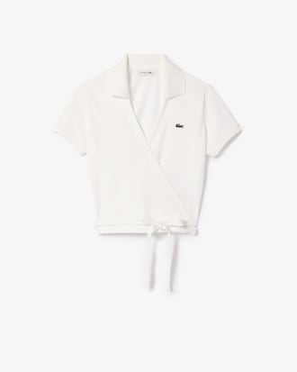 Polohemd aus Stretch-Mini Piqué mit Gürtel
