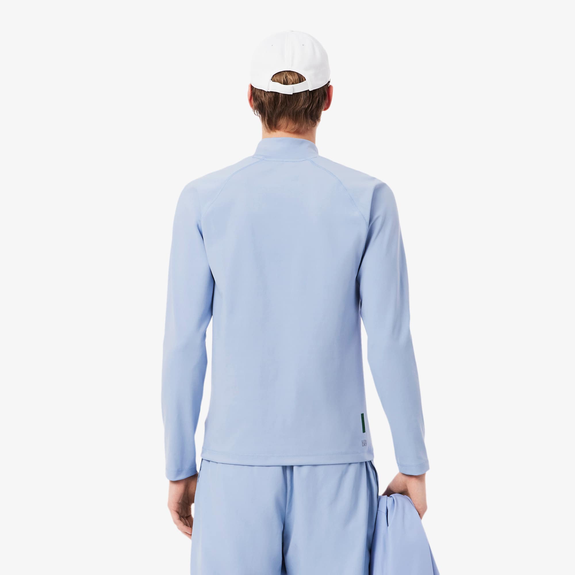 Thumbnail - Lacoste Sportliche Midlayer-Trainingsjacke mit Ultra-Dry-Technologie - Hellblau Size M