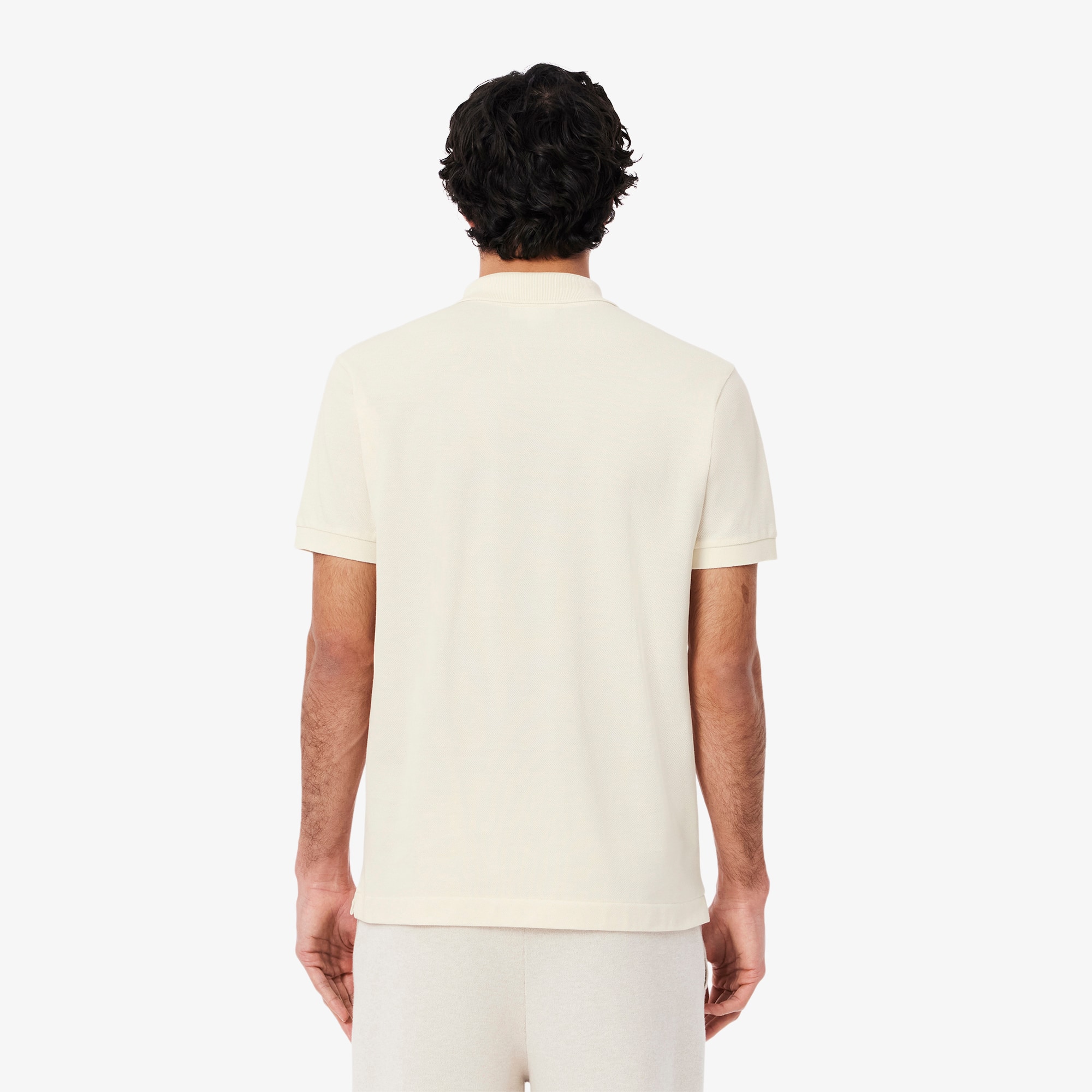 Thumbnail - Lacoste Classic Fit-Polohemd L.12.12 Original - Creme Size 3XL