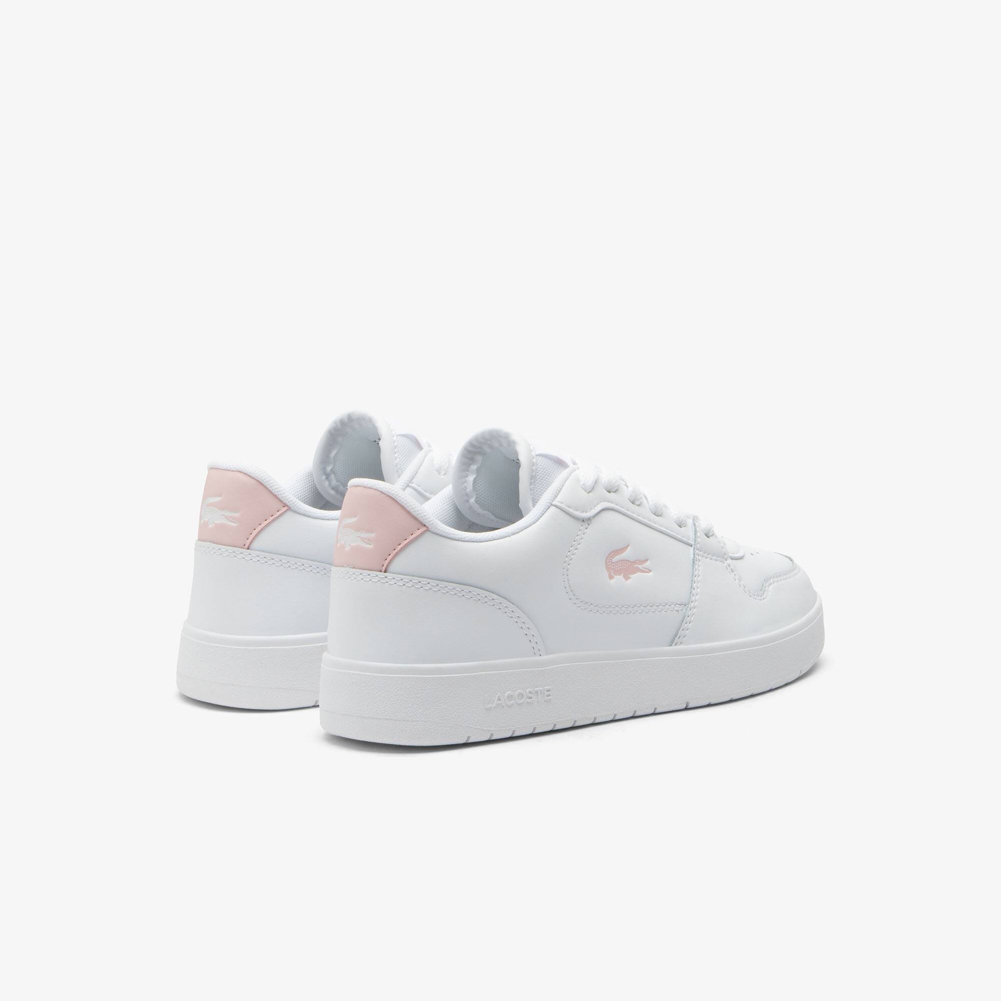 Thumbnail - Lacoste Damen-Sneakers Court Ace aus Leder - WHITE/LIGHT PINK Size 38