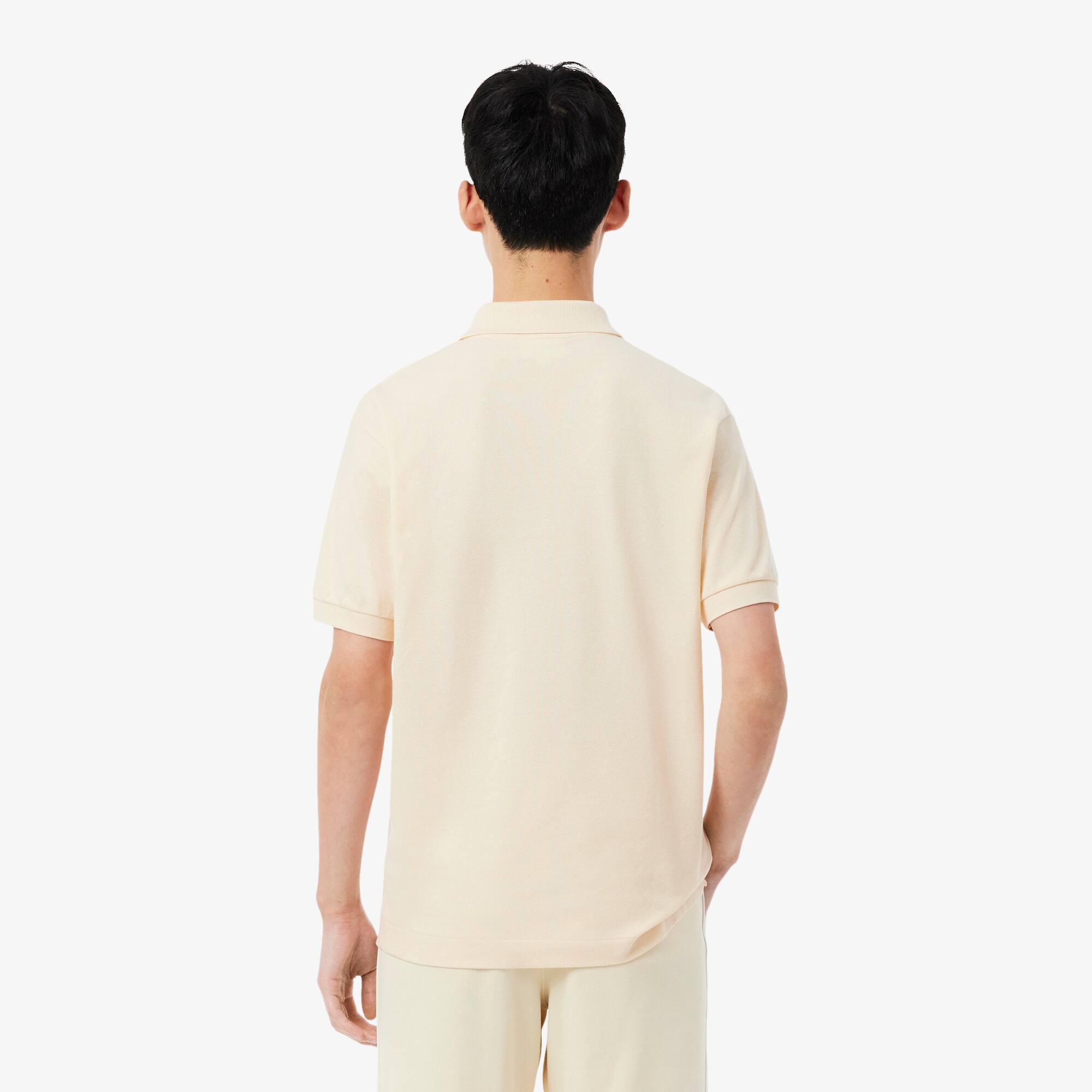 Thumbnail - Lacoste Classic Fit-Polohemd L.12.12 Original - Beige Size 11 - 6XL