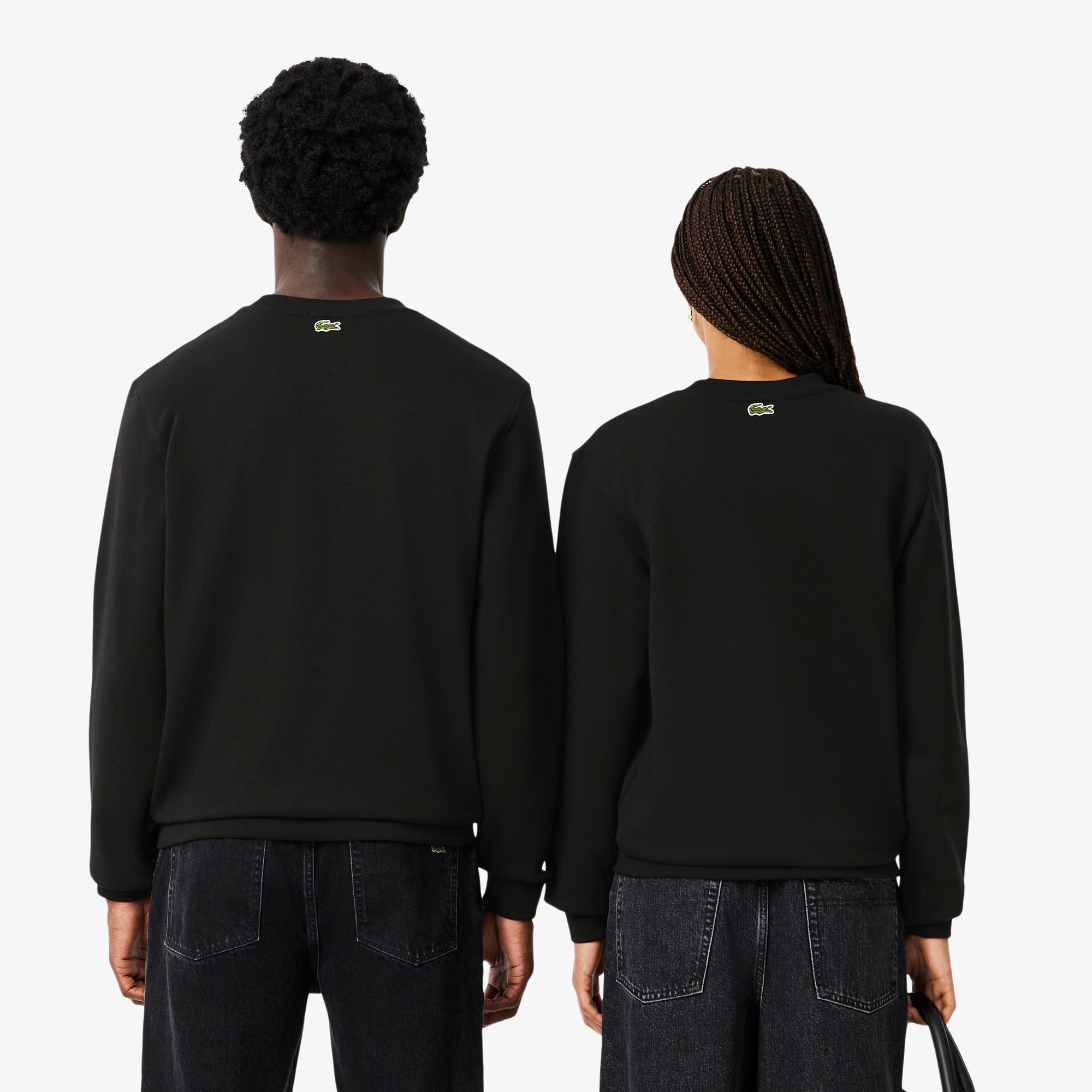 Thumbnail - Lacoste Sweatshirt aus Fleece mit Print - Schwarz Size XXL