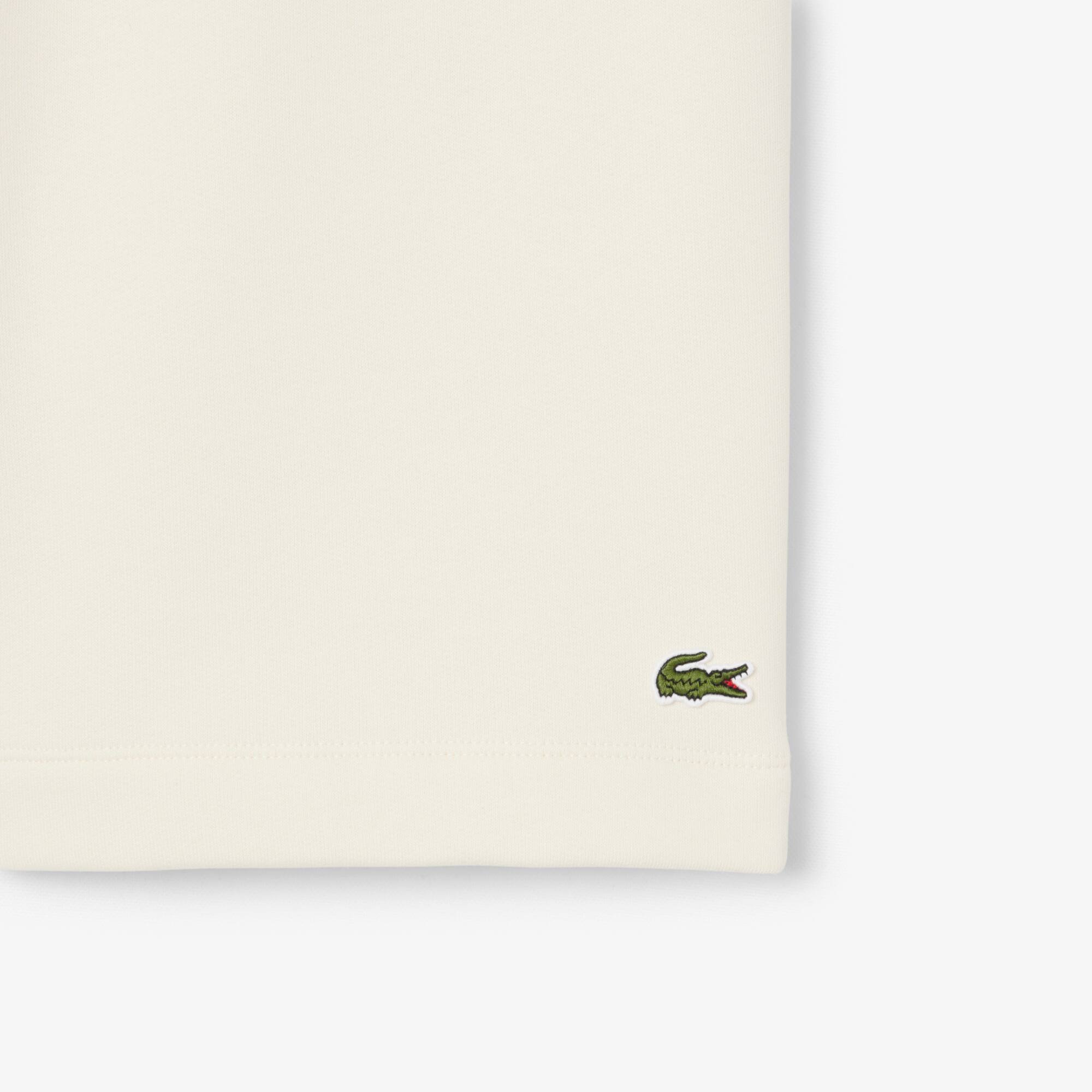 Thumbnail - Lacoste Regular Fit-Shorts aus Fleece - Creme Size XS