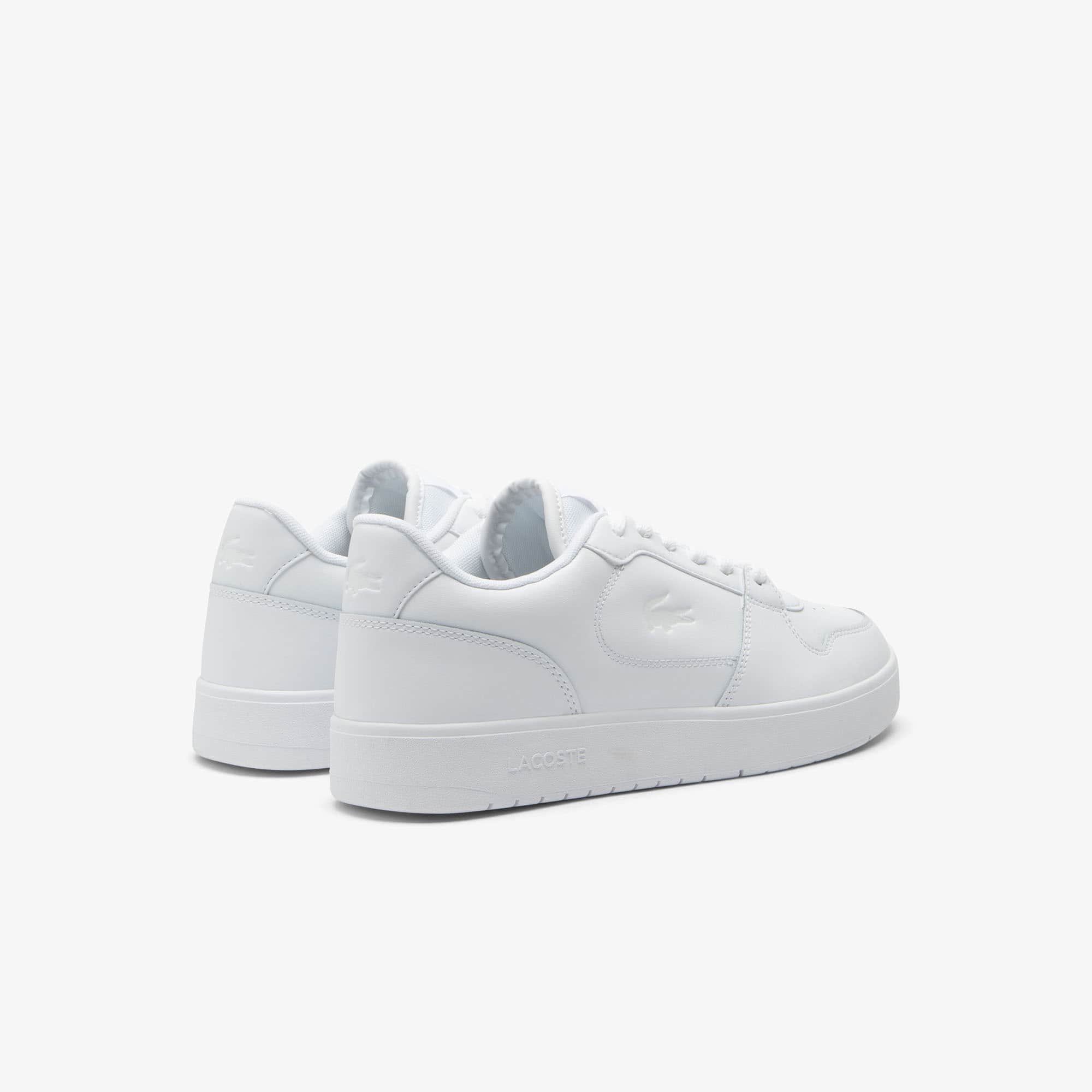 Thumbnail - Lacoste Herren-Sneakers Court Ace aus Leder - WHITE/WHITE Size 39.5