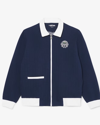 Tennisjacke Heritage, mit Badge-Detail und Ultra Dry-Technologie